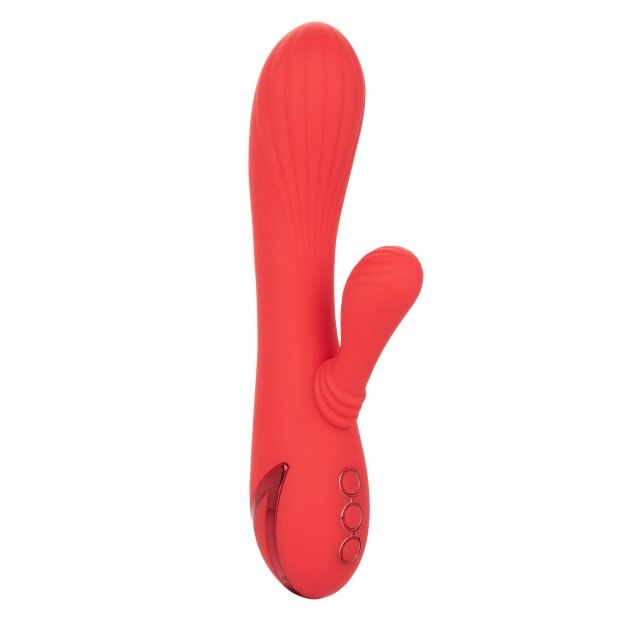 CalExotics Palisades Passion Rabbit Vibrator Rot 11,5 cm ⌀ 3,75 cm