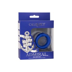 CalExotics Admiral Dual Cock Cage Enhancer Blau ⌀ 3,25 cm