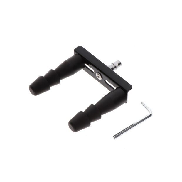 Double Vac-U-Lock Adaptor Black