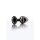 Taboom aluminum anal plug with rhinestone M black 3.4 cm