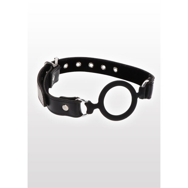 Open Ring Gag Black