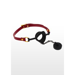 Taboom Kinky gag with stopper red, black