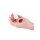 NS Novelties Crystal Desires Red Heart S Analplug Rot ⌀ 3,9 cm