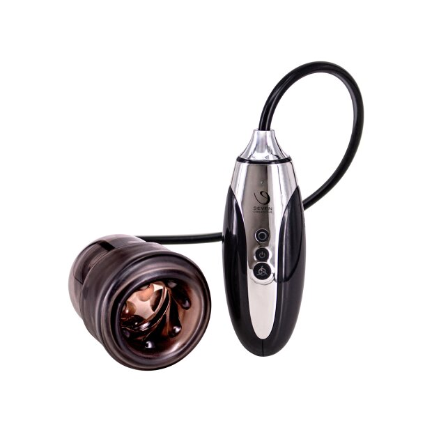 Seven Creations Penis-Pumpe Eichel Stimulation Schwarz