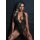 Deep-V Lace Teddy Black