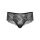 Ella crotchless cheeky panty Black S/M