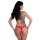 Naomi strappy crotchless tanga Red L/XL
