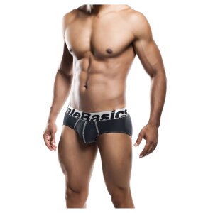 MaleBasics Microfiber Brief Black S