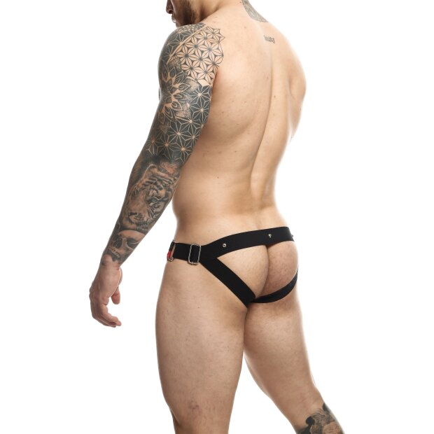 DNGEON Cockring Jockstrap Red OS