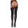 Diamond Net Opaque Stockings Black OS