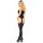 Suspender Bodystocking Black OS