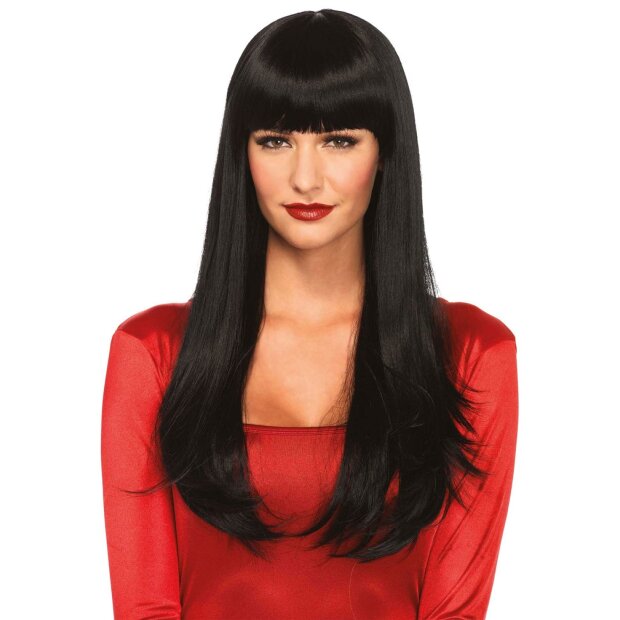 Bangin long straight Wig Black OS