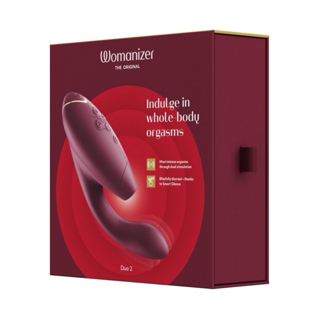 Womanizer Duo 2 Druckwellenvibrator Rot