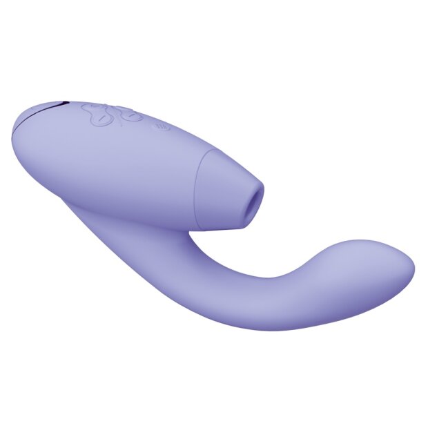Womanizer Duo 2 pressure wave stimulator with G-spot vibrating arm purple
