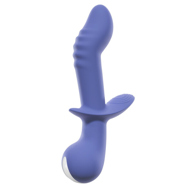 You2Toys AWAQ.U Vibrator mit Klitorisstimulation Lila 21,6 cm