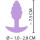You2Toys Cuties Plugs Purple Analplug Lila ⌀ 2,8 cm