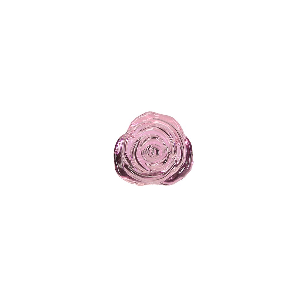 Pillow Talk - Rosy Luxurious Glass Anal Plug with Bonus Bullet