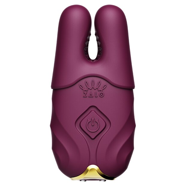Zalo Nave Wireless Vibrating Nipple Clamps Spezialvibratoren Lila