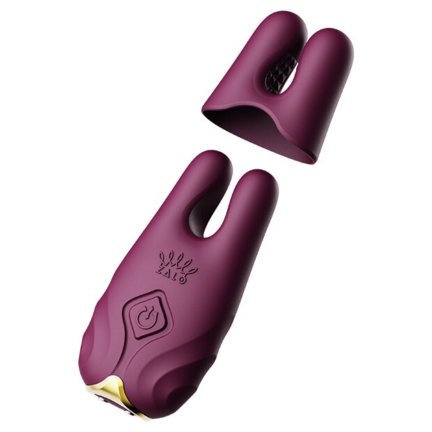 Zalo Nave Wireless Vibrating Nipple Clamps Spezialvibratoren Lila