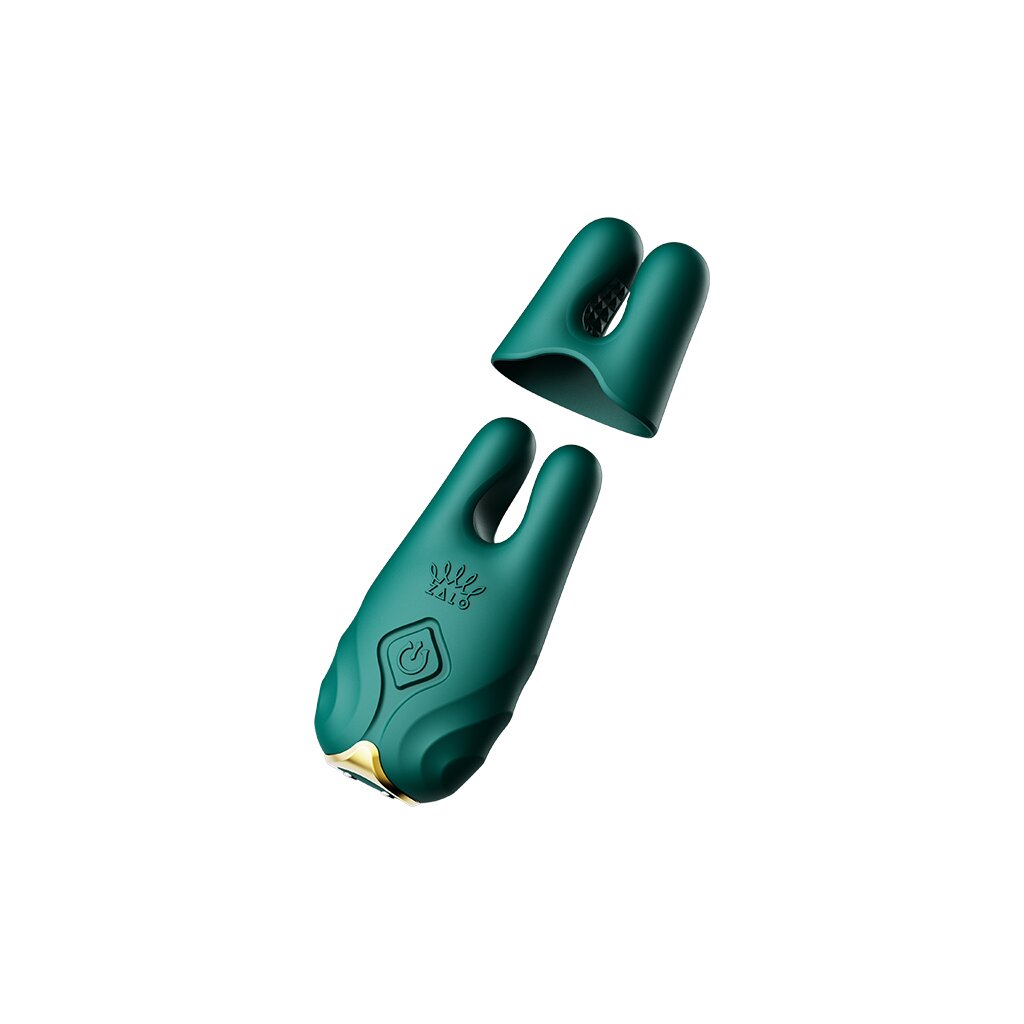 Zalo Nave Wireless Vibrating Nipple Clamps Trkis, 89,95
