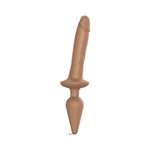 Strap-On-Me Switch Plug-in Realistic Dildo Caramel S...