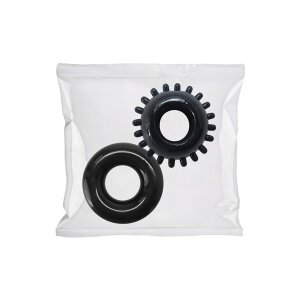 Doc Johnson C-Ring Set Clambowl 2er Penisringe Schwarz...