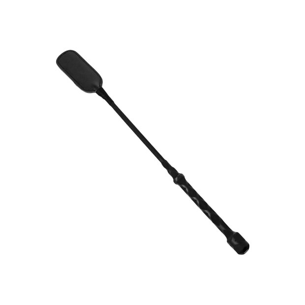 Cravache déquitation courte en cuir Strict noire