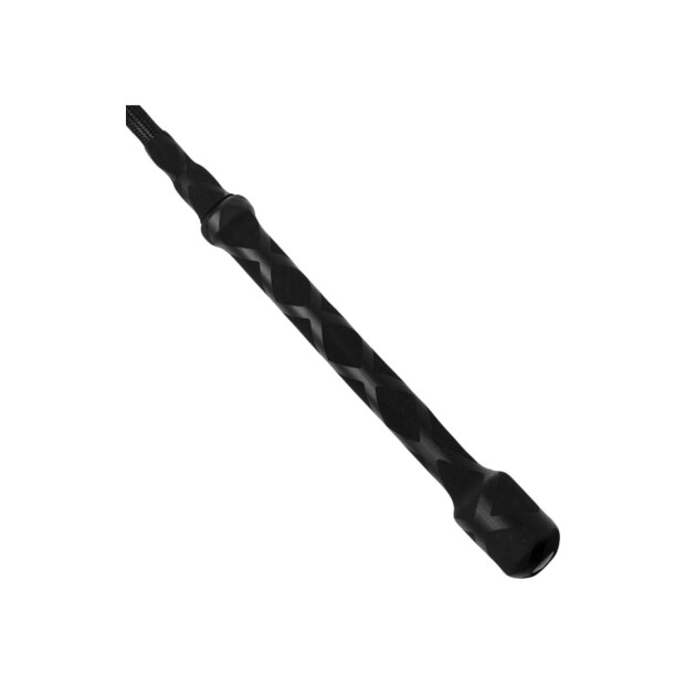 Cravache déquitation courte en cuir Strict noire