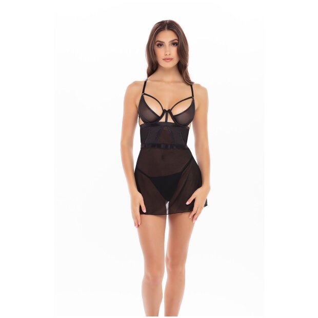 New In Town Chemise Set Black S/M - M/L