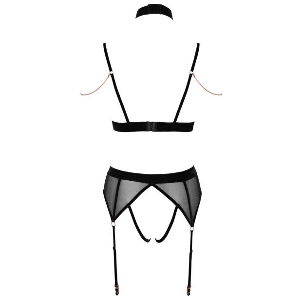 BH Set mit Samtakzenten S - XL