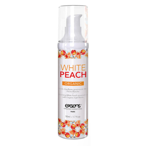 Exens Warming Massage Oil White Peach Organic 50ml