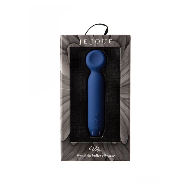 Je Joue Vita Cobalt Blue Mini Vibrator Blau 12,3 cm