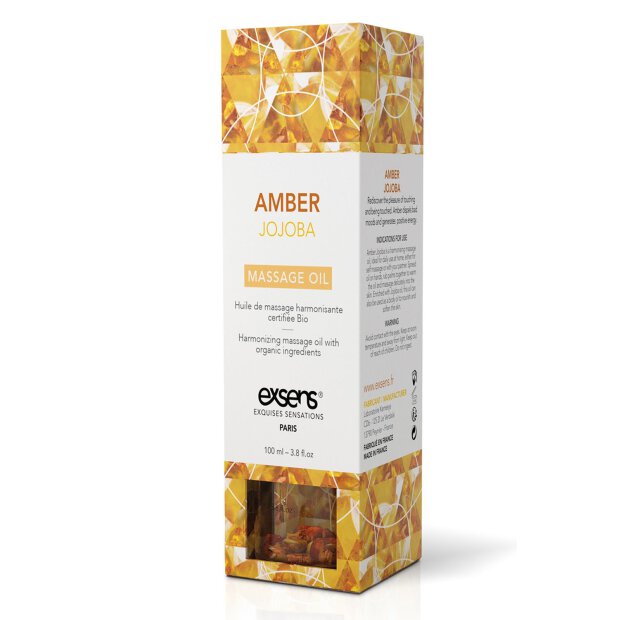 Exsens Organic Massage Oil Amber Jojoba 100ml