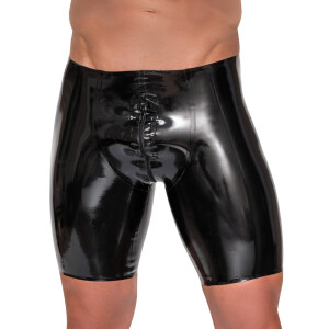 Mens Latex Pants Zip M