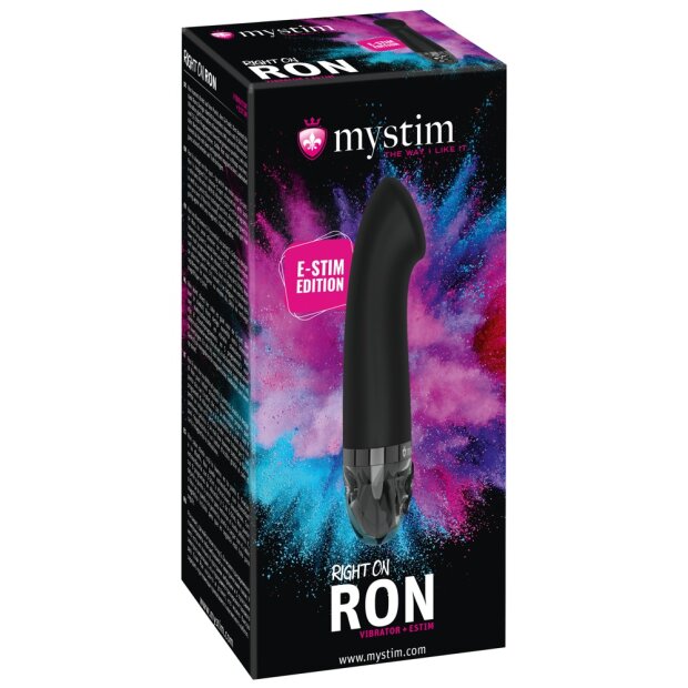 Mystim Right on Ron eStim Vibrator black
