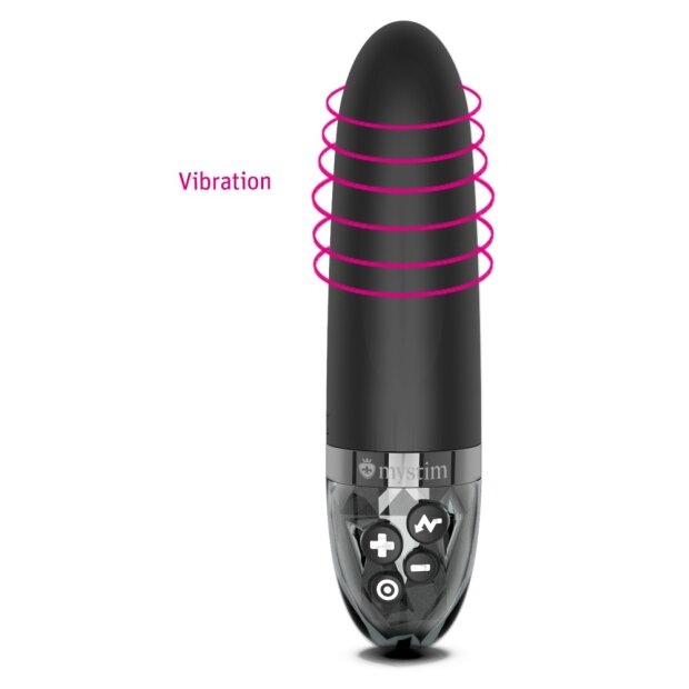 Mystim Sleak Freak eStim Vibrator black