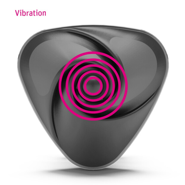 Mystim Hearts Desire eStim Vibrator Schwarz 6,7 cm