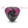 Mystim Hearts Desire eStim Vibrator Schwarz 6,7 cm