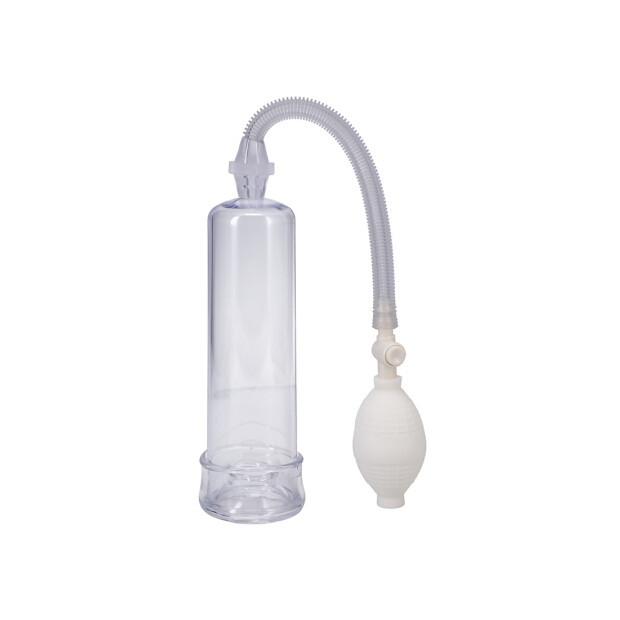 Doc Johnson Pompe à pénis transparente, blanche