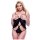 Baci Peekaboo Crisscross Teddy Black M/L