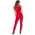 Vinyl Jumpsuit red XS