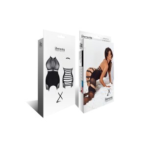 Lady X Collection - Priscilla - Black - S - XXL