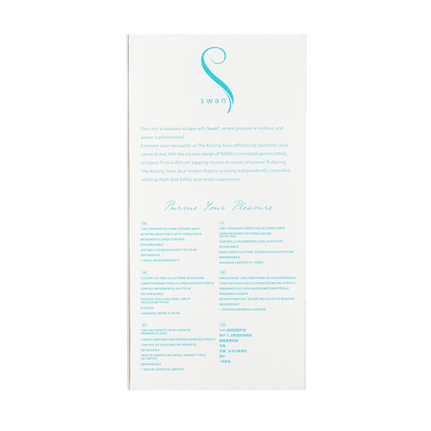 Swan The Kissing Swan Rotating & Vibrating Blue