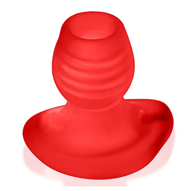 Oxballs - Glowhole-1 Hollow Buttplug with Led Insert Red Morph Small