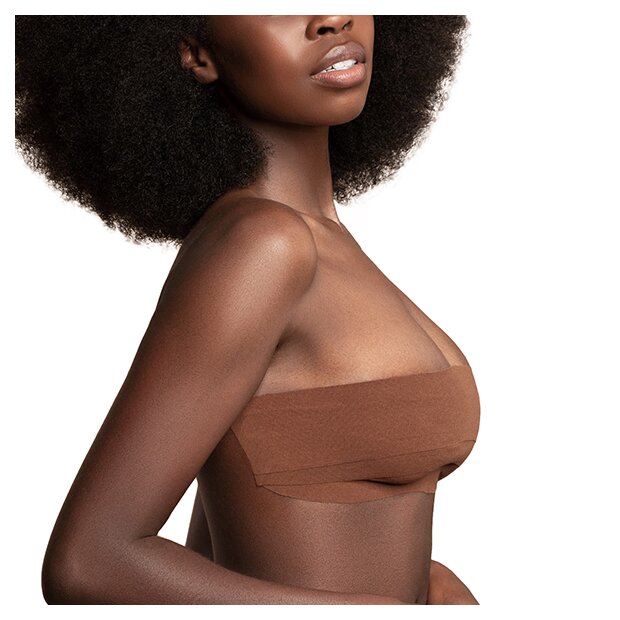 Bye Bra - Body Tape Roll 6,5 cm x 5m + Satin Nipple Covers Brown