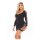 Bold Babe Longsleeve Dress Black Onesize - Queensize