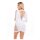 Bold Babe Longsleeve Dress White Onesize - Queensize