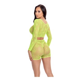 Leaf It To Me Short Set Green Onesize - Queensize