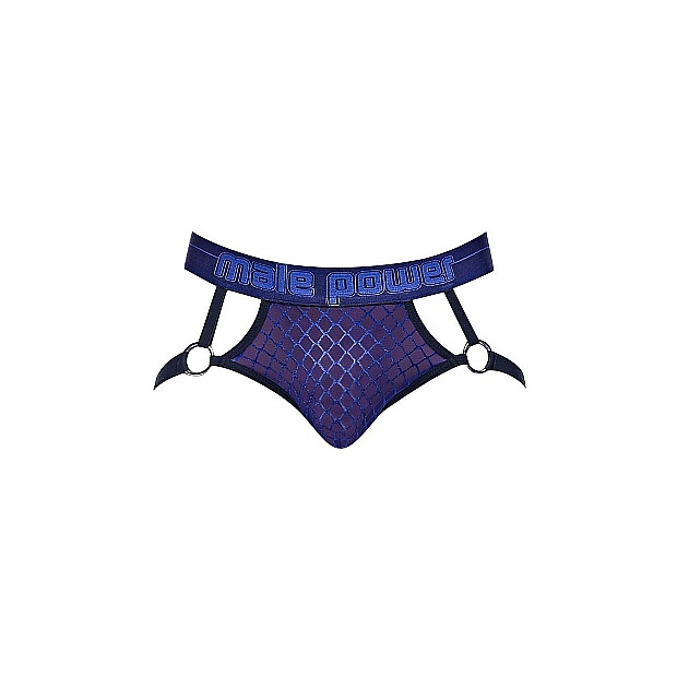 Diamond Mesh - Jock Ring - S/M - Navy