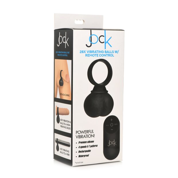 JOCK 28X Vibrating Silicone Balls Large